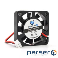 Кулер корпусний Caizhu-Fan 4010 40x40x10mm, 2pin, 12V / 0.05A (CF-4010 40x40x10 / 2)