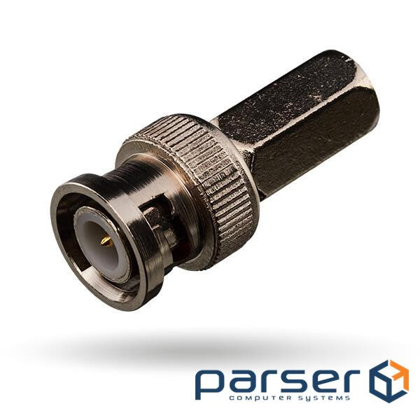 Конектор для передачі відеосигналу Green Vision GV BNC/M (RG59) twist (3625)