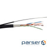 Кабель мережевий GEAR UTP 305м, cat.5e, CCA, 4*2*0,51, PVC+PE, outdoor, stee (GEC-UTPCCAOUTSC051305)