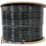 Кабель мережевий GEAR UTP 305м, cat.5e, CCA, 4*2*0,51, PVC+PE, outdoor, stee (GEC-UTPCCAOUTSC051305)