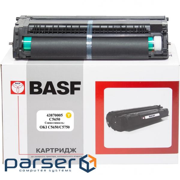 Drum cartridge BASF OKI C5650/C5750/ 43870005 Yellow (DR-C5650-43870005) (BASF-DR-C5650-43870005)