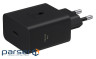 Зарядний пристрій мережевий Samsung 60Вт USB-С PD PPS, чорний (EP-T6010NBEGWW)