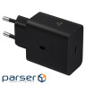 Зарядний пристрій мережевий Samsung 60Вт USB-С PD PPS, чорний (EP-T6010NBEGWW)