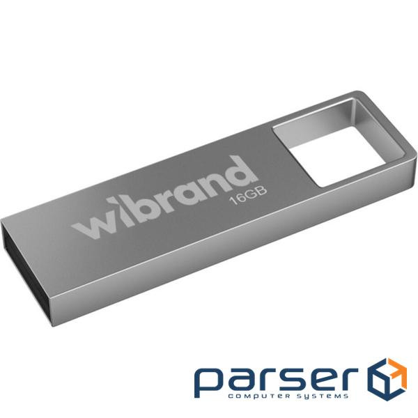 Флешка WIBRAND Shark 16GB USB2.0 Silver (WI2.0/SH16U4S)