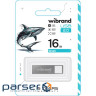 Флешка WIBRAND Shark 16GB USB2.0 Silver (WI2.0/SH16U4S)