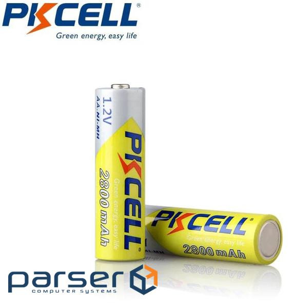 Акумулятор PKCELL HR06/AA 2800mAh NiMH Rechargeable Battery, Blister/2pcs (PC/AA2800-2B)