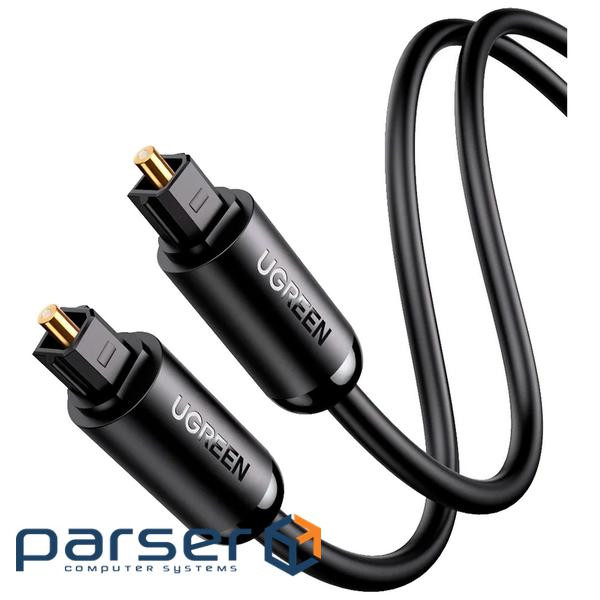 Кабель мультимедійний Optical Toslink 3.0m AV122 black Ugreen (70893)