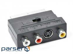 Адаптер SCART/RCA/S-VIDEO Cablexpert (CCV-4415)