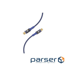 Дата кабель USB-C to USB-C 2.0m Promate (lucidline-cc200.navy)