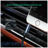 Кабель мультимедійний 3.5mm M to 3.5mm M 0.5m 90 corner AV112 blue Ugreen (60178)