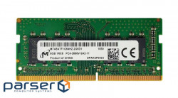 Оперативна пам'ять MICRON SO-DIMM DDR4 2666MHz 8GB (MTA8ATF1G64HZ-2G6D1)