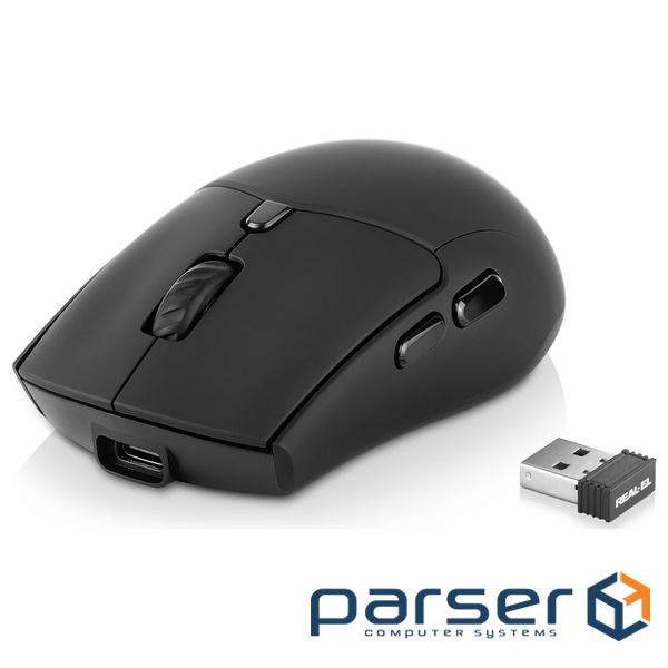 Миша бездротова REAL-EL RM-460 W Black (EL123200048)
