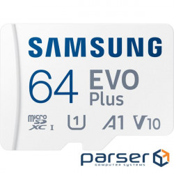 Memory card Samsung 64GB microSDXC class 10 EVO PLUS UHS-I (MB-MC64KA/RU)