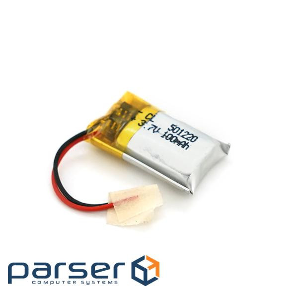 Літій-полімерний акумулятор 5*12*20mm (Li-ion 3.7В 80мА&middot,год) (501220) ) (501220)