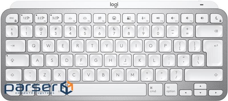 Клавіатура Logitech MX Keys Mini For Mac Wireless Illuminated Pale Grey (920-010526)