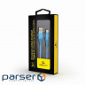 Cablexpert (CC-USB2B-AMCM-2M-VW), USB2.0 - USB Type C, 2m , Blue/White