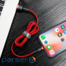 Дата кабель USB 2.0 AM to Lightning 3.0m 2.0A gold-black Baseus (CALKLF-RV1)