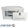 Шафа настінна GEAR 4U 19" 600x600x240 мм, + полка 19", grey (GWMSN-4U-600-600G)