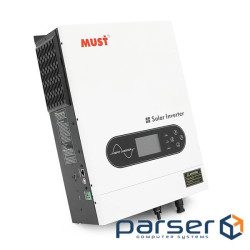 Гiбрiдне ДБЖ MUST PV18-8048PRO II, 8000W, 48V, PV 2*4000W, ток заряда 1-120А, 160-275V, MPPT (120А,