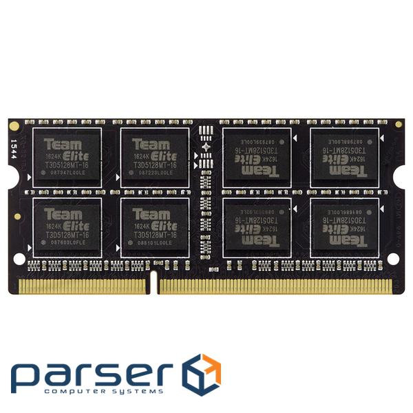 Оперативна пам'ять  Team SO-DIMM DDR3-1600 4Gb (TED3L4G1600C11-S01)