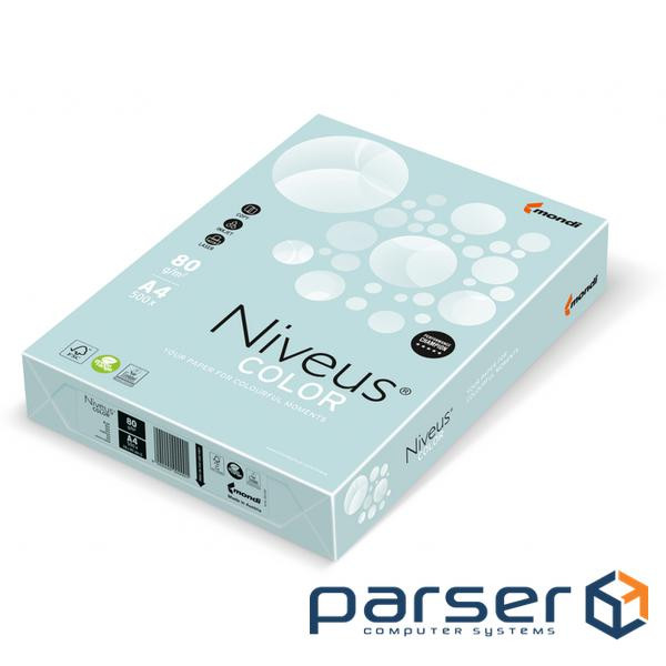 Папір Mondi Niveus COLOR Pastel lightBlue A4, 80g, 500sh (A4.80.NVP.BL29.500)