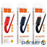 Кабель HOCO X59 USB to Micro 2.4A, 1m, nylon, TPE connectors, Red (6931474744906)