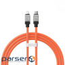 Кабель BASEUS CoolPlay Series Fast Charging Cable Type-C to iP 20W 1м Orange (CAKW000007)