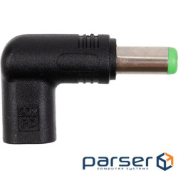 Адаптер PowerPlant USB Type-C на DC 6.3x3.0 мм (CC360697)