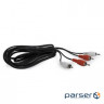 Кабель мультимедійний 2RCA to 2RCA 1.8m Cablexpert (CCA-2R2R-6)