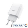 Зарядний пристрій Hoco C72A Glorious (1USB, 2.1А ) White (6931474712899)