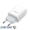 Зарядний пристрій Hoco C72A Glorious (1USB, 2.1А ) White (6931474712899)