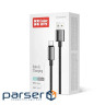 Дата кабель USB 2.0 AM to USB-C 2.0m 3A zinc alloy braided black ColorWay (CW-CBUC099-BK)