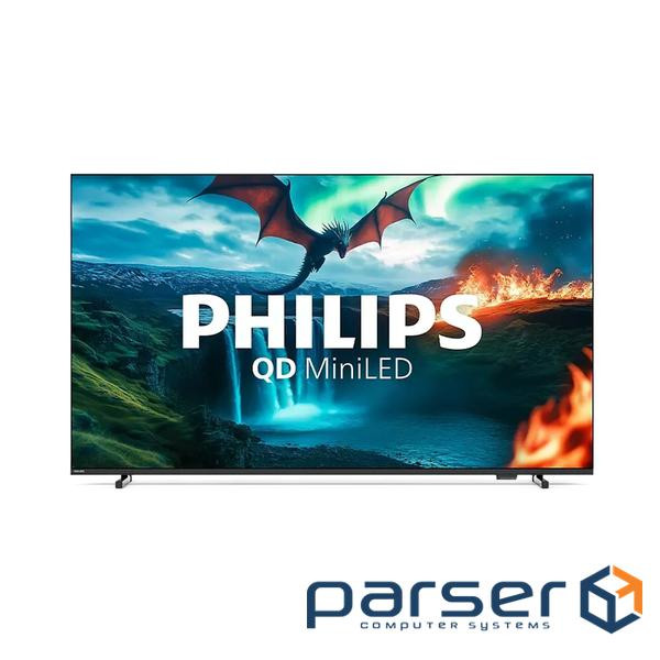 Телевізор 55", QD MiniLED, 60 Hz, UHD, Titan OS, P 5, Bluetooth, 600 cd/m2, RC with m (55MLED820/12)