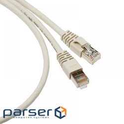 Патч-корд кат. 5e, 26AWG, RJ45-RJ45, сірий, 0.5 м, SF/UTP, LSZH, Corning (CCADGF-B1002-A005-C0) , SF/UTP, LSZH, Corning (CCADGF-B1002-A005-C0)