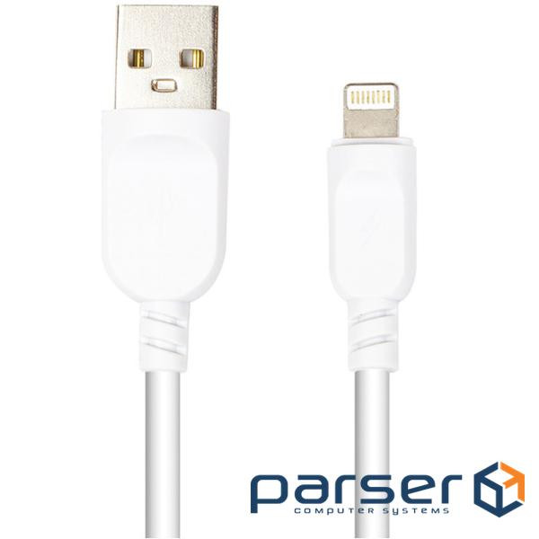 Кабель POWERPLANT USB - Lightning 1м White (CA911196)