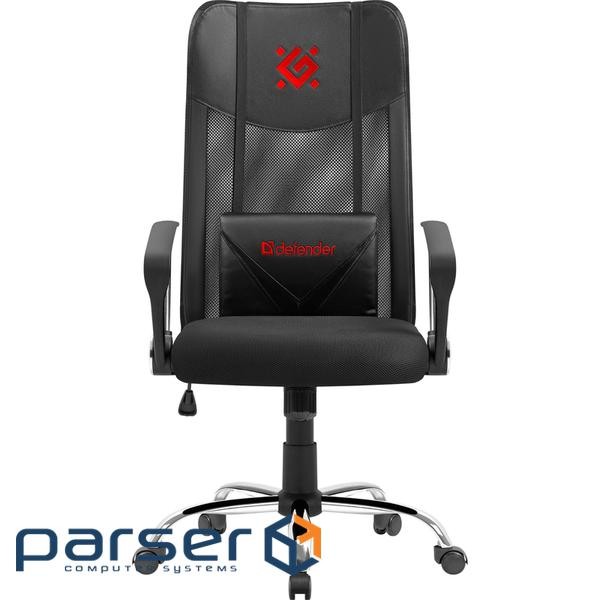 Крісло ігрове Defender Totem поліуретан 50мм,сітка, RGB, Black (64335) , RGB, Black (64335)