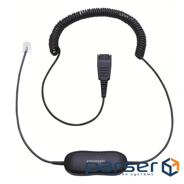Перехідник Jabra GN1200 CC Smart Cord QD RJ9 (88011-99) (GN 1200 CC)