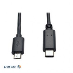 USB Micro-B to USB-C Cable, USB 2.0, (M/M), 6 ft. (U040-006-MICRO)