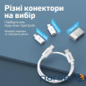 Remax Wanbo Series cable with case and 6v adapters 1 60W White (RC-190)