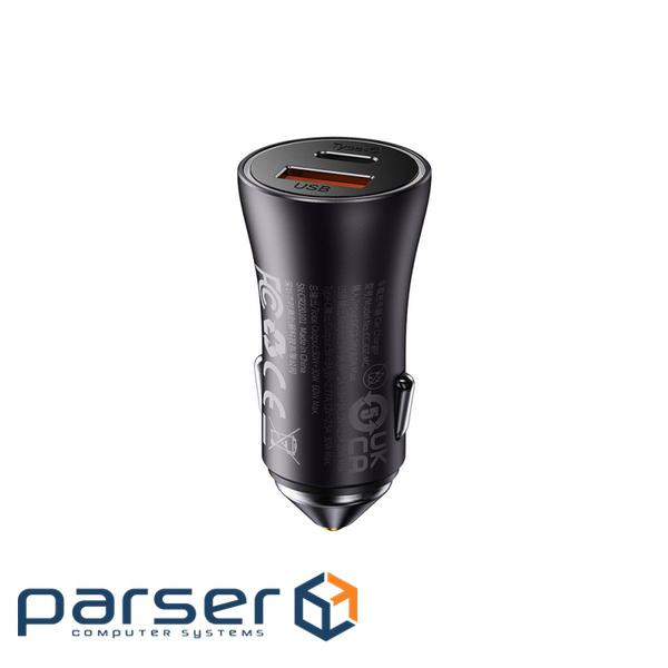 Car charger BASEUS Golden Contactor Max Dual (CGJM000113)