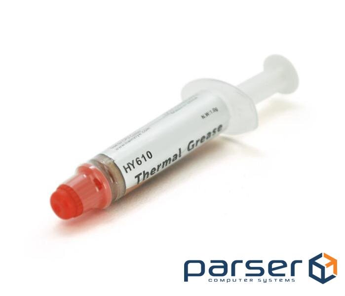 Термопаста Halnziye HY-610 1g, шприц (HY-610, 1g)