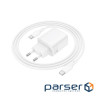 Мережевий зарядний пристрій BOROFONE BN27 Fuente PD20W+QC3.0 charger set (C to C) (E (6941991120282)