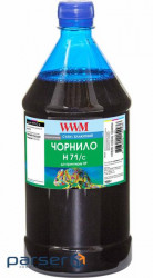 Чорнило WWM HP №711 1000г Cyan (H71/C-4)