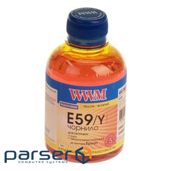 Чорнило WWM EPSON StPro 7700/9700/R2400 200г Yellow (E59/Y)