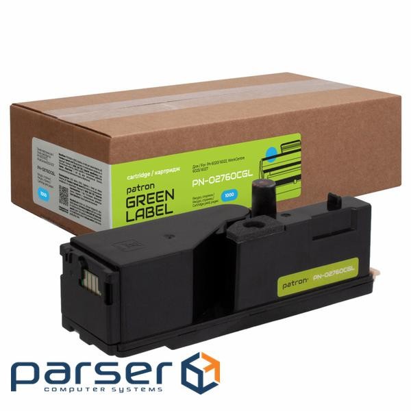 Тонер-картридж Patron Xerox 106R02760 Green Label, Cyan (PN-02760CGL)