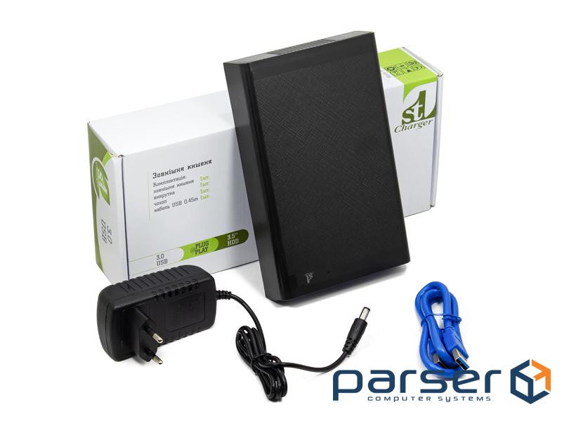 External pocket 1STCHARGER HDE1STU3530B for HDD 3.5" to USB 3.0 Black