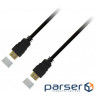 Кабель мультимедійний HDMI to HDMI 1.8m v1.4b Piko (1283126474002)