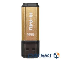 Флеш-накопичувач USB 16GB Hi-Rali Stark Series Gold (HI-16GBSTGD)