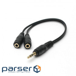 Multimedia cable Jack 3.5mm male 0.2m PowerPlant (KD00AS1263)