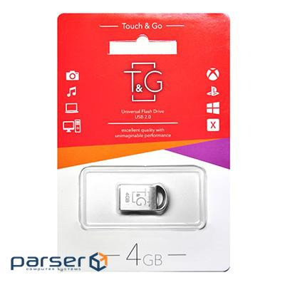 Флеш-накопитель USB 4GB T&G 107 Metal Series Silver (TG107-4G)